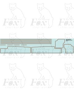 GWR Collett 2-6-2 Classes 31, 41, 51, 61, 81 Tank Locomotive Lining Set