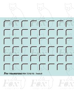 White/Black/White Coach Lining