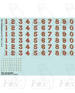 LMS Loco graphics 1927-late 1930s for Crimson Lake Livery