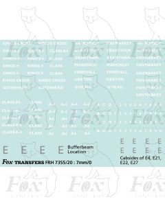 LNER A4 Locomotive Allocation Graphics