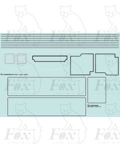  LNER B2 LNER locomotive/P1 tender lining set