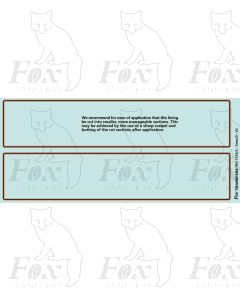 LNER V2 Tender Lining Only