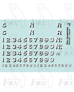 GNR GREAT NORTHERN RAILWAY Loco Graphics