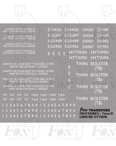 LNER/BR HYTWIN - TWIN BOLSTER TB