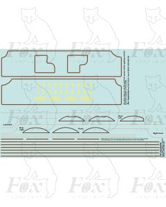 SR/BR Lord Nelson Tender Loco Lining Set