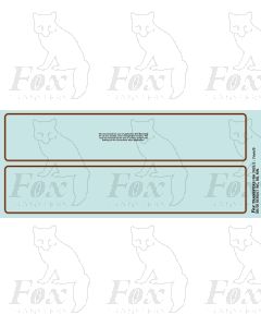 Rebuilt WC/BB/MN Tender Lining