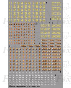 SECR Non Passenger Stock Vehicle graphics, 1915-1922