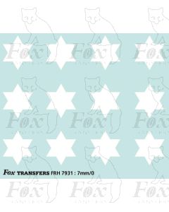 Fast Traffic Stars for freight vehicles, white