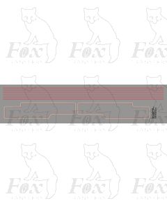Class 2MT 2-6-2 Tank Lining Set