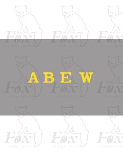 SR - Maunsell Loco cabside lettering - ABEW