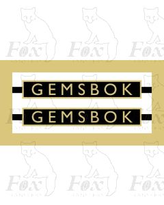 61020 GEMSBOK