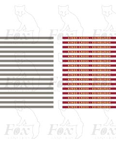 KING'S CROSS - EDINBURGH - Steel Coachboards