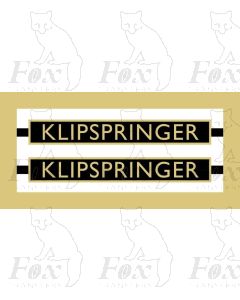 1007  KLIPSPRINGER