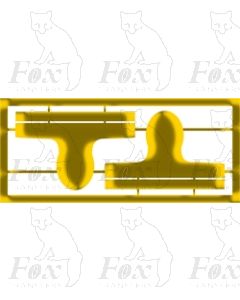 3404 Large mounting plates for nameplates/crests on rebuilt Bulleid Pacifics