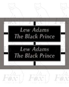 87022 Lew Adams The Black Prince