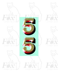 LMS 1920s style Coaching Stock Number - 5