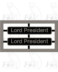 87028 Lord President