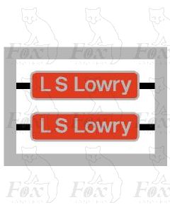 86239 L S Lowry