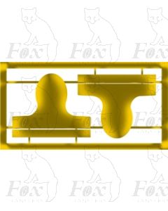 3403 Small mounting plates for nameplates/crests on rebuilt Bulleid Pacifics