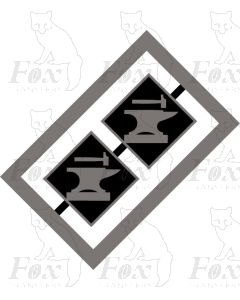 MPD Plaques - Motherwell hammer and anvil