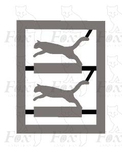 MPD Plaques - Crewe Res Diesel cat (left-facing or right-facing) (cut out)
