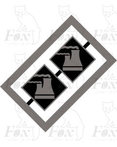 MPD Plaques - Toton cooling towers (Class 58)