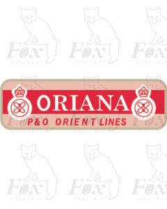 Headboard (ornate) - ORIANA - P&O ORIENT LINES