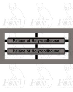 91030 Palace of Holyroodhouse (alloy/black)