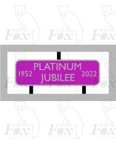 Headboard (plain) - PLATINUM JUBILEE 1952-2022