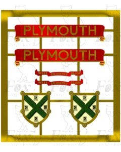 34003RB PLYMOUTH (includes backing plates)