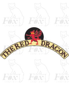 Headboard (ornate) - THE RED DRAGON - multicolour