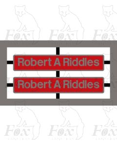 86102 Robert A Riddles