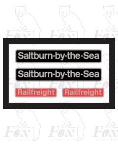 20118 Saltburn by the Sea (with Railfreight plates in RED)