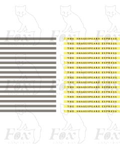 Coachboards - THE SHAKESPEARE EXPRESS- multicolour