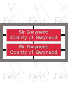 47537 Sir Gwynedd County of Gwynedd