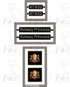 47832 Solway Princess - with numberplates and cabside panels