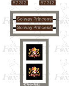 57312 Solway Princess - with numberplates and cab panels