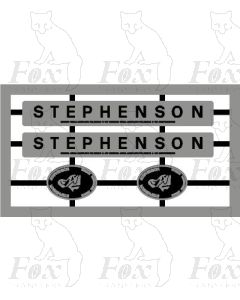 87101 STEPHENSON (engraved) with plaques