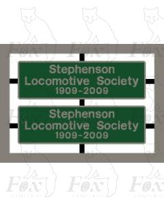 66957 Stephenson Locomotive Society 1909-2009