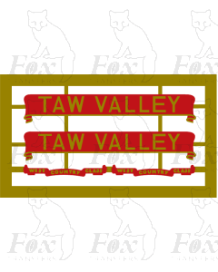 34027RB  TAW VALLEY (includes backing plates)