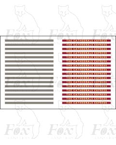 THE CATHEDRALS EXPRESS - Steel Coachboards