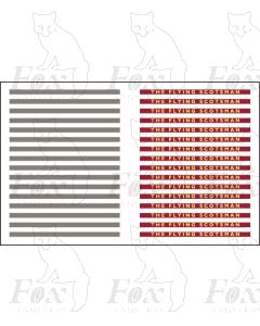 THE FLYING SCOTSMAN - Steel Coachboards