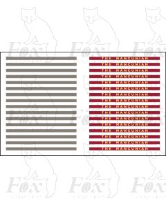 THE MANCUNIAN - Steel Coachboards