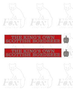 D9010 THE KINGS OWN SCOTTISH BORDERER