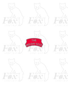 Headboard (plain) - THE MID-DAY SCOT - red