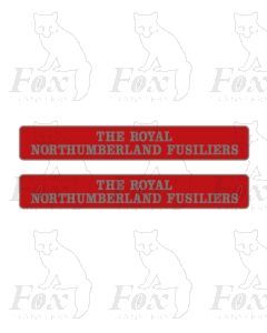 D9011 THE ROYAL NORTHUMBERLAND FUSILIERS