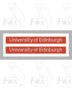 47470 University of Edinburgh