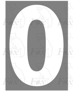 VINYL CUT NUMBER - 0