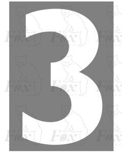 VINYL CUT NUMBER - 3