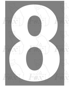 VINYL CUT NUMBER - 8